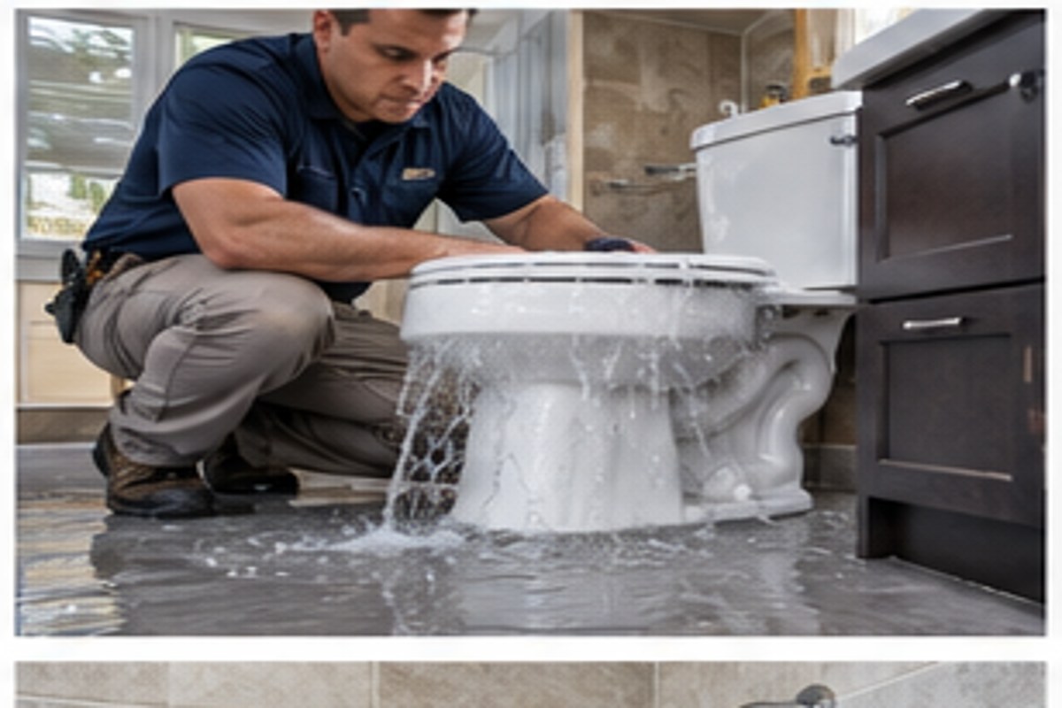 Residential water heater plumbing service